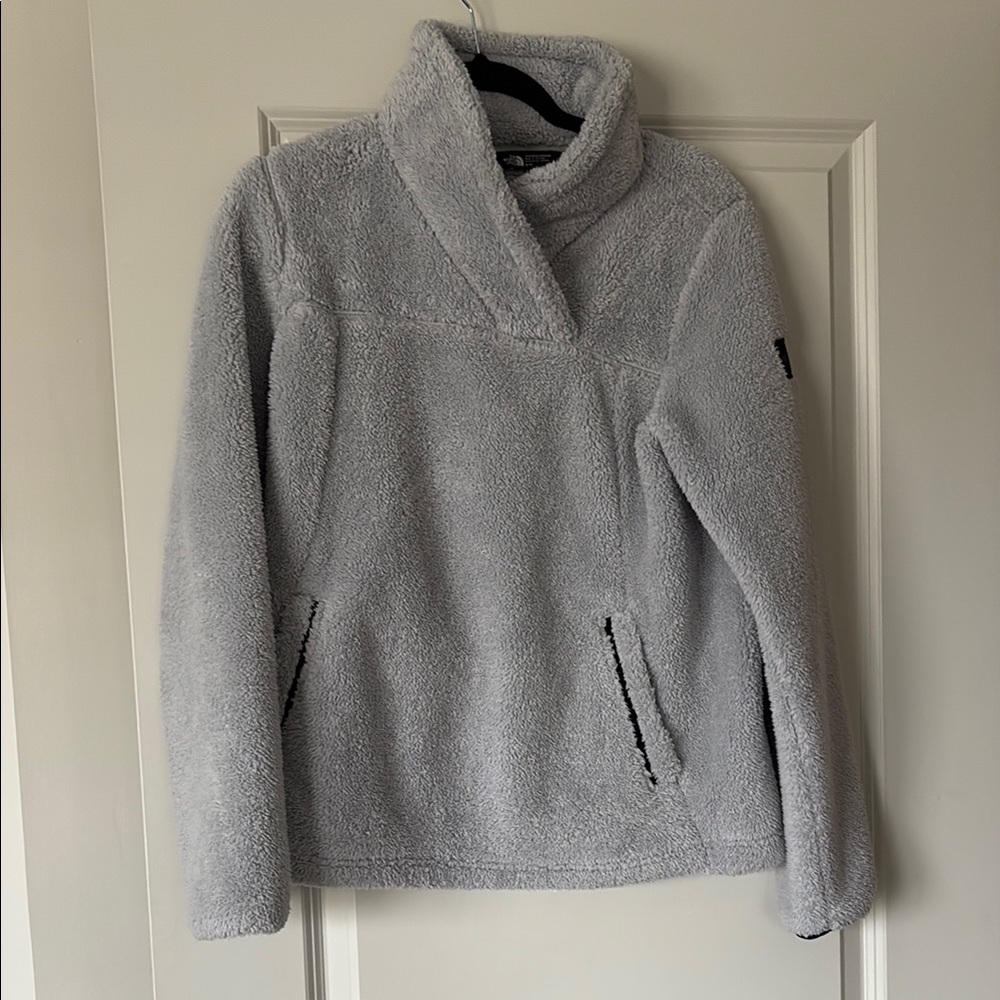 Cozy Gray Fleece Pullover